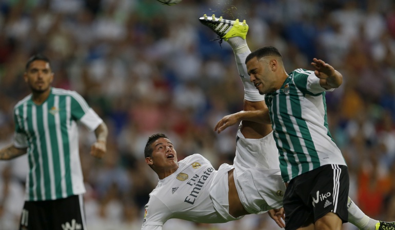 Gol de James chilena mejor de la Liga Española: Gol de James, elegido el mejor de la temporada en Liga Española