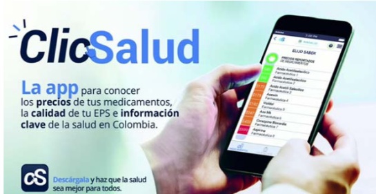 Aplicaciones de salud: ClicSalud es la nueva aplicación para ahorrar en medicamentos y calificar la atención en salud Aplicaciones de salud: ClicSalud es la nueva aplicación para ahorrar en medicamentos y calificar la atención en salud