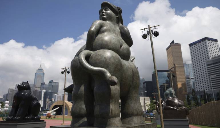 Arte en Hong Kong: Botero, primer artista en exponer esculturas en el centro de Hong Kong