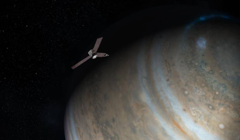 sonda Juno en Júpiter: La sonda Juno completa con éxito su mayor aproximación a Júpiter