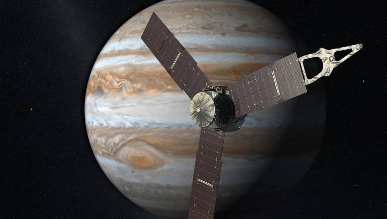 La sonda Juno llega a la órbita de Júpiter