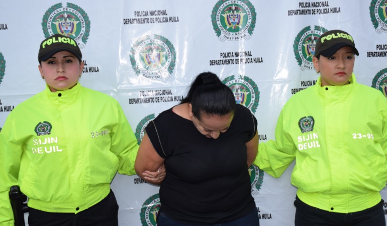 Capturan a la reina de la estafa en el Huila: Cayó 'la reina de la estafa' en el Huila