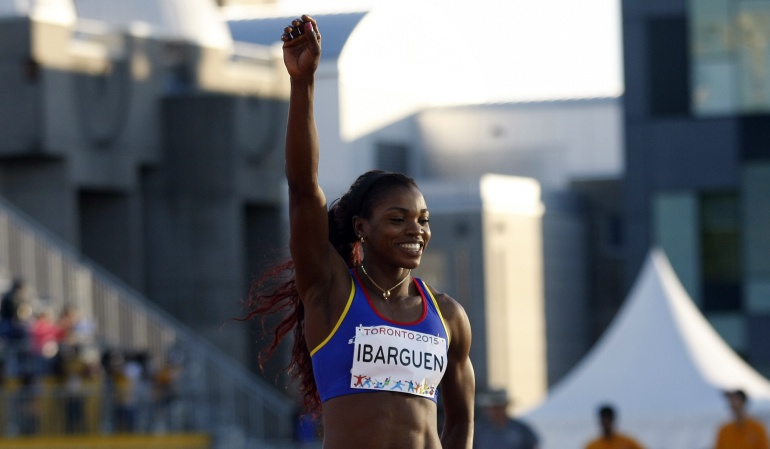 Caterine Ibargüen Liga Diamante: Caterine Ibargüen conquista la novena parada de la Liga Diamante