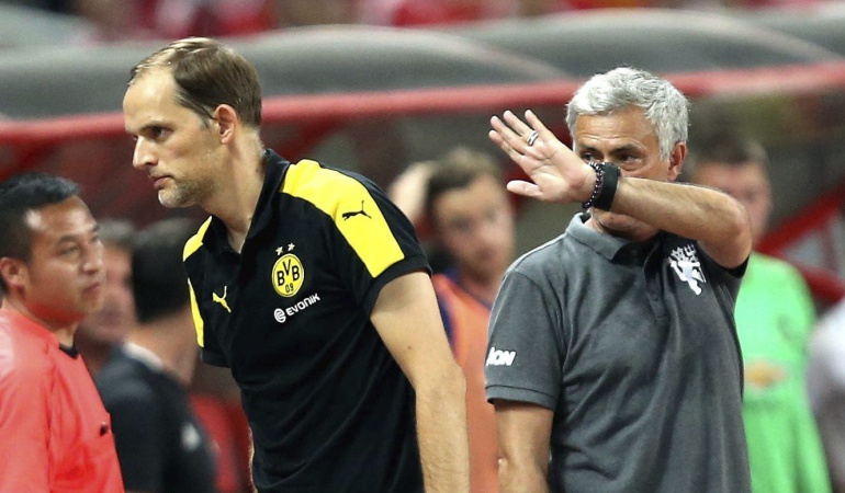Murinho Manchester United 4-1 Borussia Dortmund: Mourinho cae goleado en su debut con el Manchester United