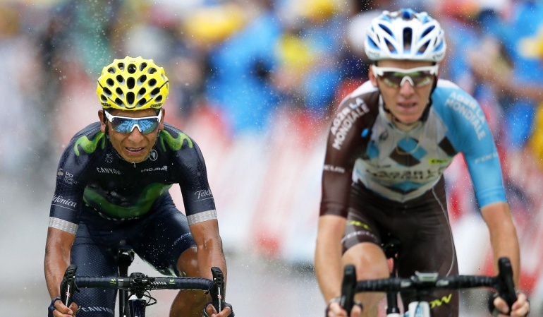 Tour fe Francia Nairo Quintana Froome: Paseo triunfal para Froome y Nairo en el podio en la última etapa del Tour