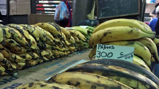 El plátano ahora se vende por unidad, algo nunca antes visto en Venezuela, según el vendedor, que lleva 30 año en esto. El plátano ahora se vende por unidad, algo nunca antes visto en Venezuela, según el vendedor, que lleva 30 año en esto.