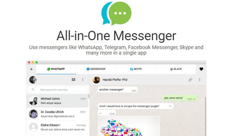 Cómo tener todas sus apps de mensajería en una sola ventana: All-in-One Messenger: All-in-One Messenger: la nueva alternativa para tener todos sus chats en una ventana