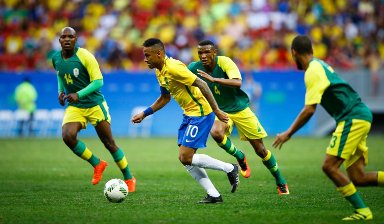 Brasil 0-0 Sudafrica Juegos Olímpicos Río de Janeiro: Opaco debut sin goles de Brasil y Neymar en los Juegos Olímpícos