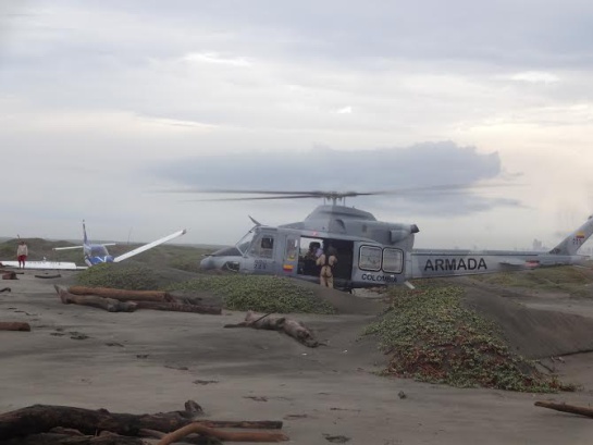 Emergencia en playa de Colombia: La avioneta que aterrizó de emergencia en una playa colombiana Emergencia en playa de Colombia: La avioneta que aterrizó de emergencia en una playa colombiana