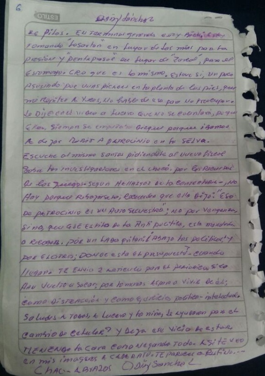 Secuestros del ELN: Caracol Radio revela en exclusiva las cartas de Odín Sánchez desde el cautiverio Secuestros del ELN: Caracol Radio revela en exclusiva las cartas de Odín Sánchez desde el cautiverio