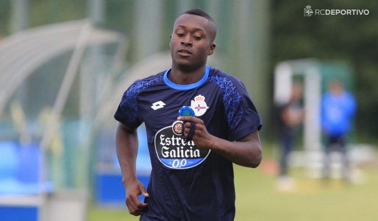 Marlos Moreno: Marlos Moreno ya entrena con el Deportivo la Coruña