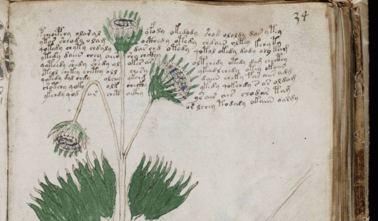 El enigmático libro que nadie puede leer sale a la venta: Manuscrito Voynich, el enigmático libro que nadie puede leer