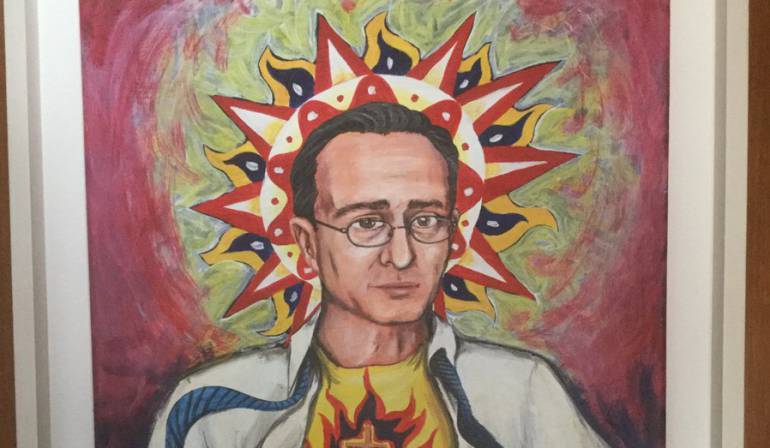 Memes sagrado corazón de Uribe: ¿Arte o fanatismo? El cuadro del “Sagrado corazón de Uribe”