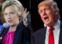 Clinton y Trump están empatados a nivel nacional, según una encuesta del NYT