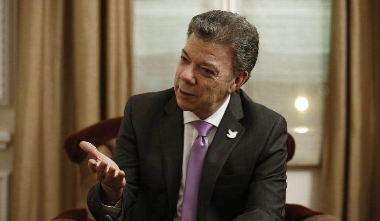 Presidente Santos en Estados Unidos: Santos viaja a Nueva York para presentar al mundo el acuerdo final de paz