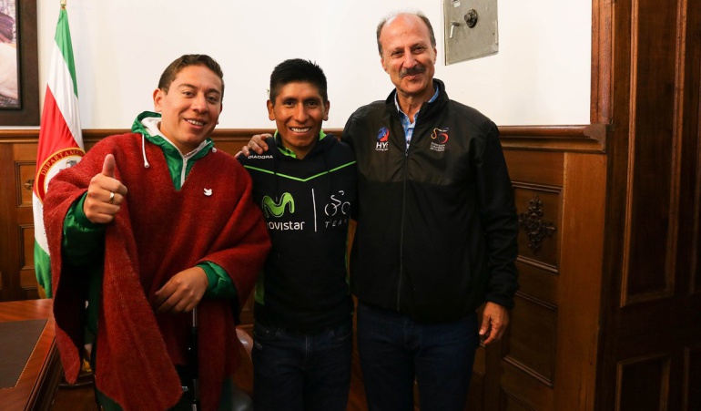 Boyacá Fedeciclismo Mundial de ciclismo 2020 Nairo Quintana: Con Nairo como bandera, Boyacá buscará ser sede del mundial de ciclismo en 2020