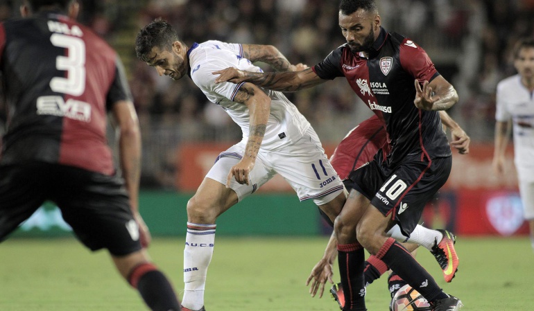 Cagliari 2-1 Sampdoria: Un error de Viviano deja a la Sampdoria al borde de los puestos de descenso