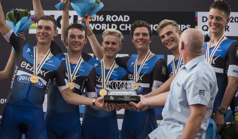 Etixx campeón mundial contrarreloj por equipos: Etixx Quick Step, campeón mundial de la contrarreloj por equipos