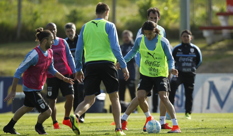 Uruguay llega a Barranquilla: Con Suárez y Cavani, Uruguay se instala en Barranquilla
