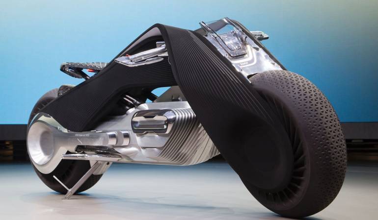 La motocicleta del futuro, BMW: Así es la motocicleta del futuro, según BMW: sin casco, sin caídas y sin emisiones