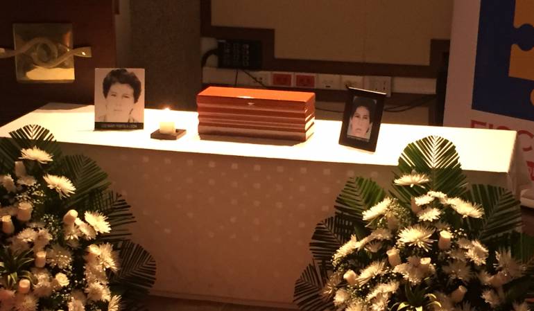 Entregan oficialmente los restos de Luz Mary Portela, desaparecida del Palacio de Justicia