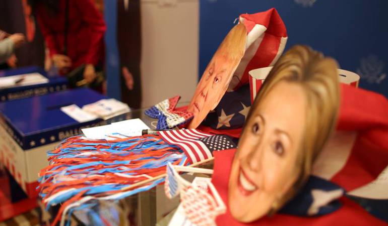 EEUU ELECCIONES: Trump y Clinton piden el voto hasta el último minuto