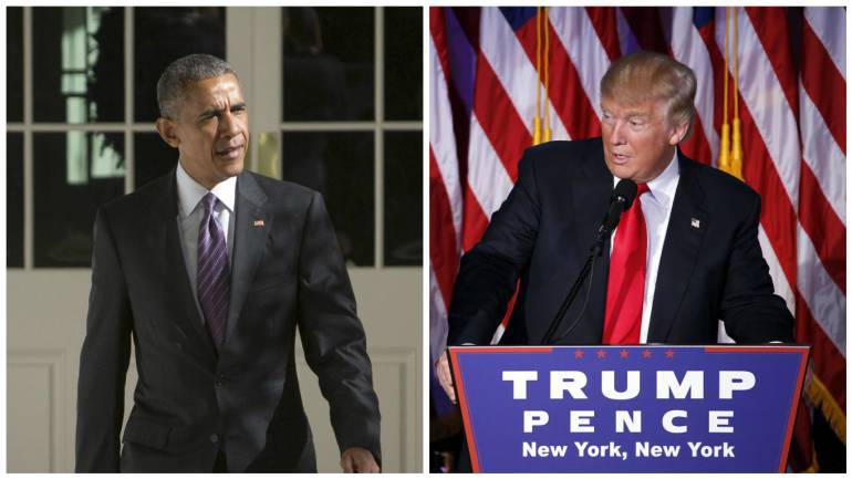 Reunión Obama Trump: Barack Obama recibirá a Donald Trump en la Casa Blanca