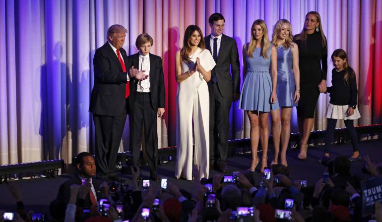La nueva familia presidencial norteamericana: Los Trump: ¿quién es quién en la nueva familia presidencial de Estados Unidos?