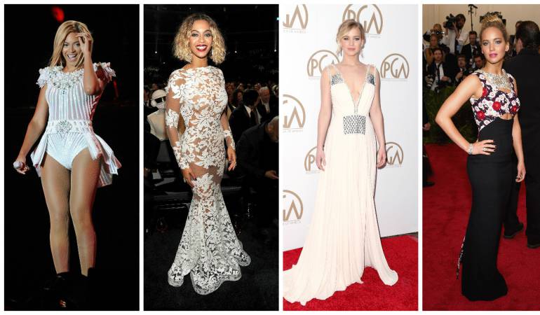 el estilo de Beyonce y Jennifer Lawrence: Celebridades que se han convertido en iconos de la moda