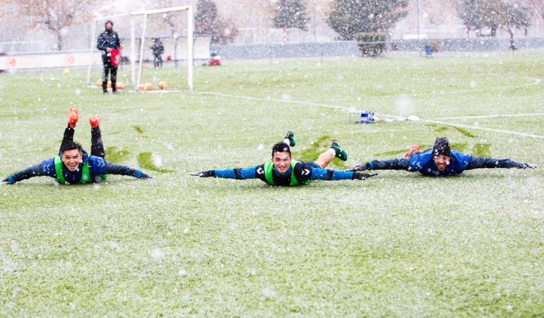 Daniel Torres Deportivo Alavés: Es la primera vez que entreno con nieve: Daniel Torres