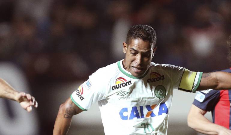 El jugador del equipo brasilero Chapecoense, Cléber Santana Loureiro.