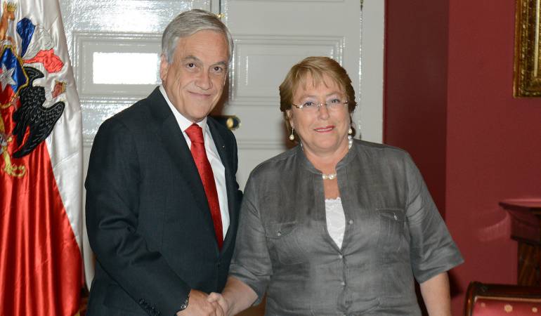Piñera arremete contra gobierno de Michelle Bachelet: Piñera afirma que Bachelet conduce a Chile por un "camino equivocado"