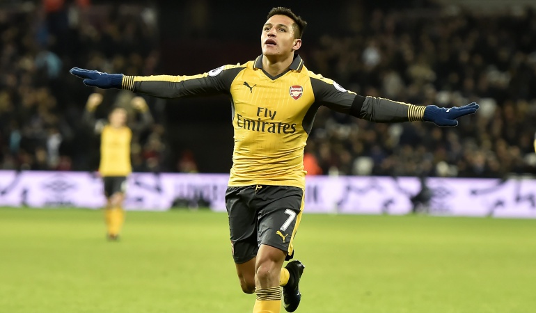 Alexis Sánchez Arsenal West Ham: Alexis Sánchez lidera al Arsenal en la goleada sobre el West Ham United