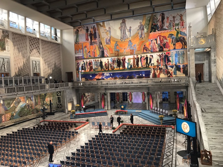Nobel Paz Colombia: Listo el escenario para la entrega del Nobel de Paz al presidente Santos