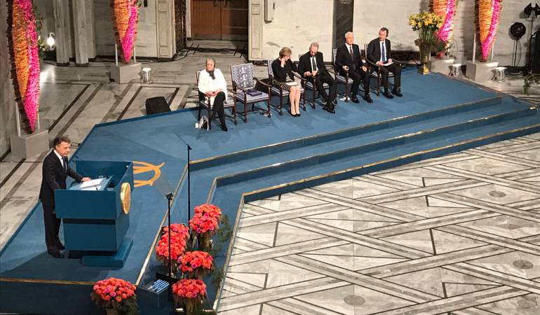 Las 10 mejores frases de discurso de Santos por el Nobel de Paz