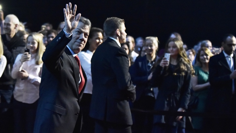 Gira Presidente Santos: Santos viaja a Suecia para cerrar el programa de actos del Nobel de la Paz