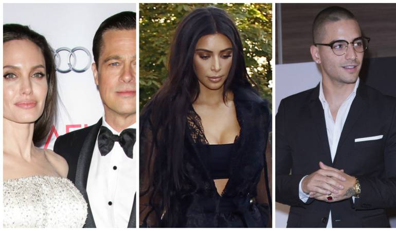 Escándalos de famosos en este 2016: Kim Kardashian, Brangelina y Amber y Johnny,: Recuento: los famosos que dieron de qué hablar en 2016