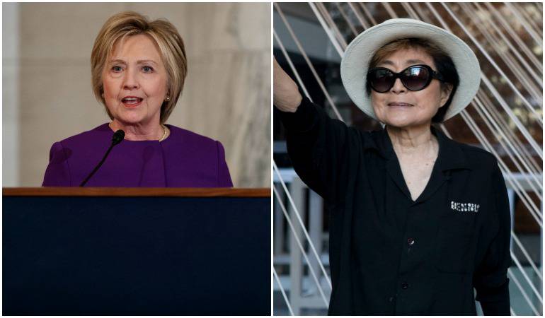 Hillary Clinton y Yoko Ono: El imparable rumor del romance entre Yoko Ono y Hillary Clinton