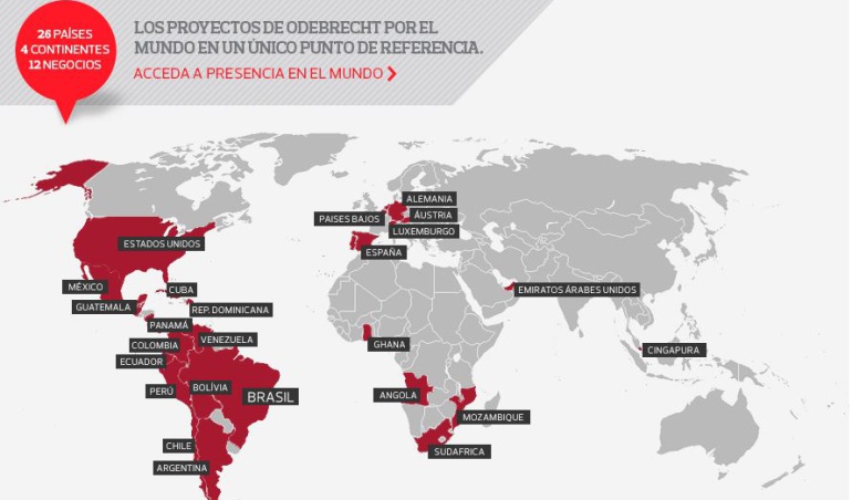 Sobornos de Odebrecht: Los negocios de Odebrecht en los 12 países donde pagó sobornos