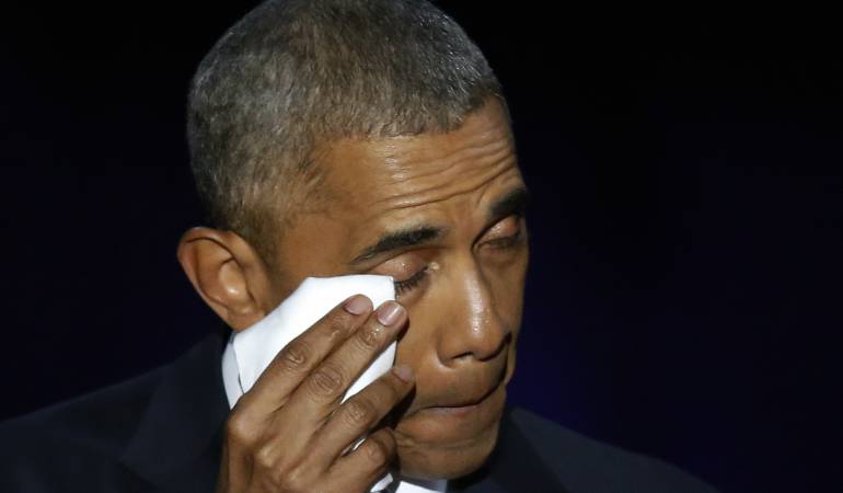 Último discurso de obama: "Ha sido el honor de mi vida servirles, no voy a parar": Obama