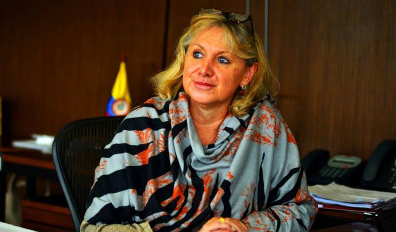 Presidente Ejecutiva de la Cámara de Comercio de Bogotá, Mónica de Greiff.