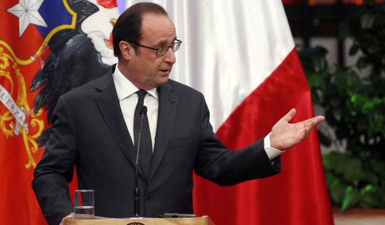 Acuerdo cambios climáticos: Hollande defiende acuerdo contra cambio climático y las reformas de Bachelet