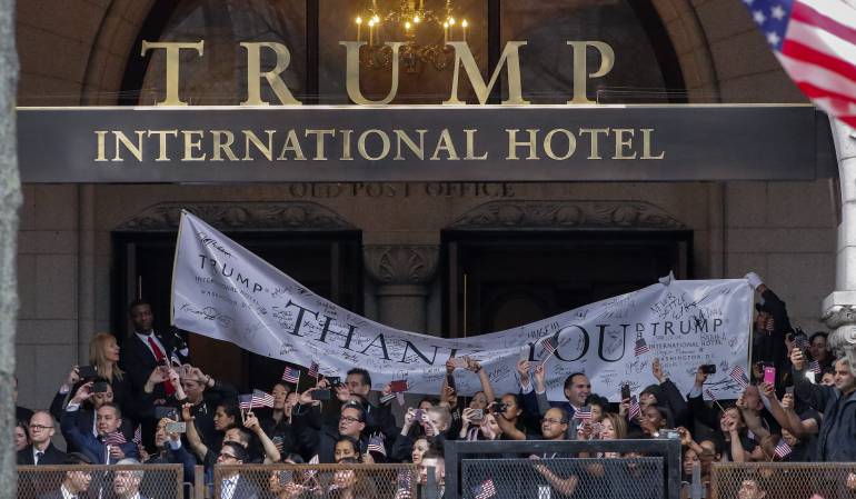 Hotel de Trump en Washington estaría dandole pérdidas.: Hotel de Trump en Washington perdió más de un millón de dólares en dos meses