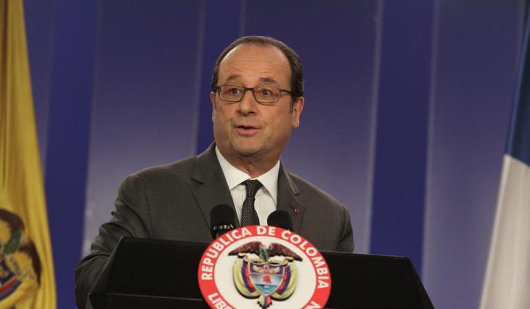 Hollande en Colombia: Visita de Francia a zona veredal busca acelerar proceso de desmovilización: Hollande