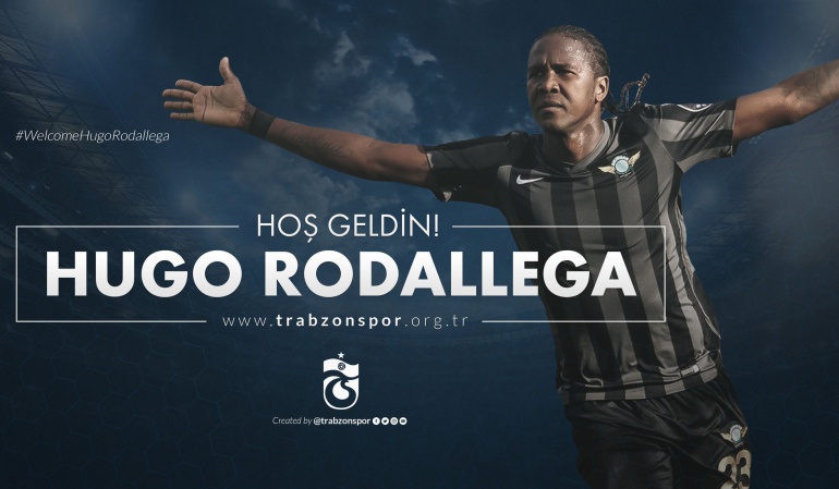 Hugo Rodallega Trabzonspor: Hugo Rodallega es nuevo jugador del Trabzonspor de Turquía