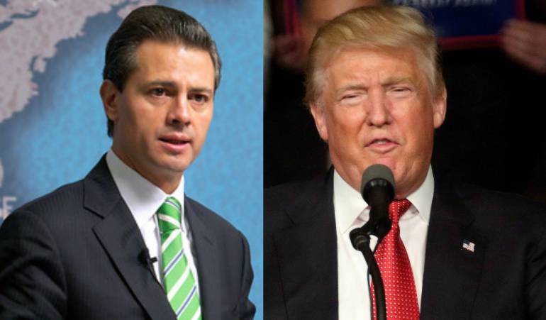 Acercamiento entre EPN y Trump para dialogar sobre el tema del muro: Peña Nieto y Trump acuerdan resolver diferencias sobre pago del muro