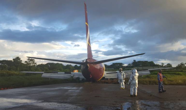Incidente aéreo en Leticia: Hasta el domingo estará cerrada pista del aeropuerto de Leticia por incidente de aeronave