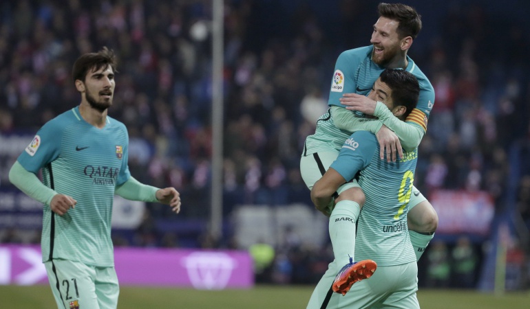 Atlético de Madrid 1-2 Barcelona Copa del Rey: Barcelona toma ventaja en la serie ante el Atlético a punta de golazos