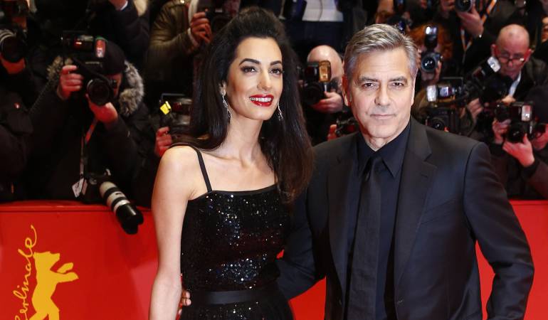 George y Amal Clooney: George y Amal Clooney tendrán mellizos este año