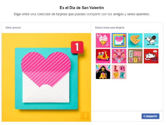 Día de San Valentín: Facebook celebra el Día de San Valentín Día de San Valentín: Facebook celebra el Día de San Valentín